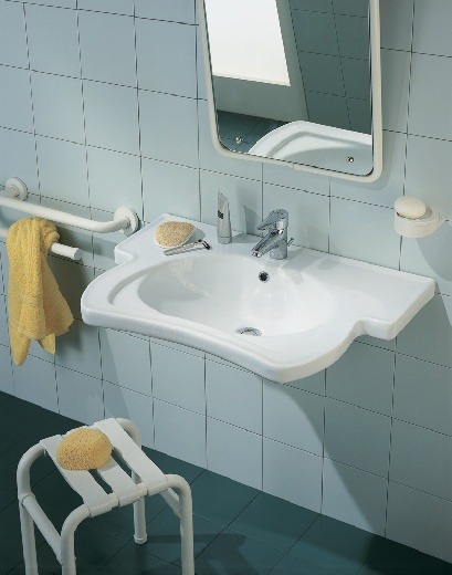 Lavabo ergonomico anziani disabili